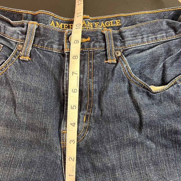 American Eagle Men's Denim Jeans Regular Fit Medium Wash Size 32x34 - Picture 5 of 9